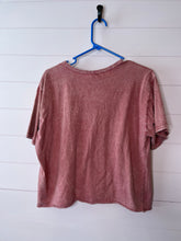 Load image into Gallery viewer, Large Cation To The Wind Red Tiger Graphic Crop Top Tee
