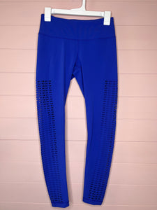 Small Vina Blue Cut Out Leggings