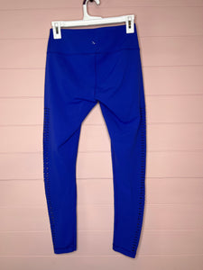 Small Vina Blue Cut Out Leggings