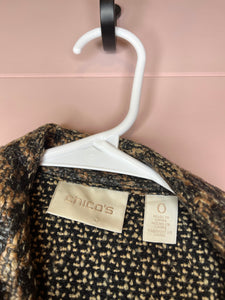 Small Chicos Leopard Print Asymmetrical Zip Up Vest