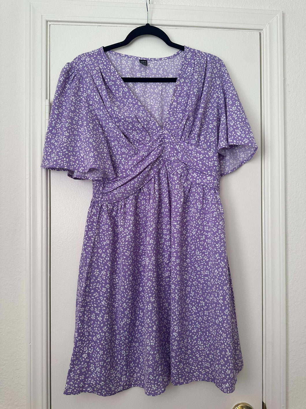 XL SHEIN Purple Floral Dress