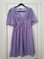 XL SHEIN Purple Floral Dress