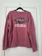 Medium Pressbox Arkansas Razorback Sweatshirt