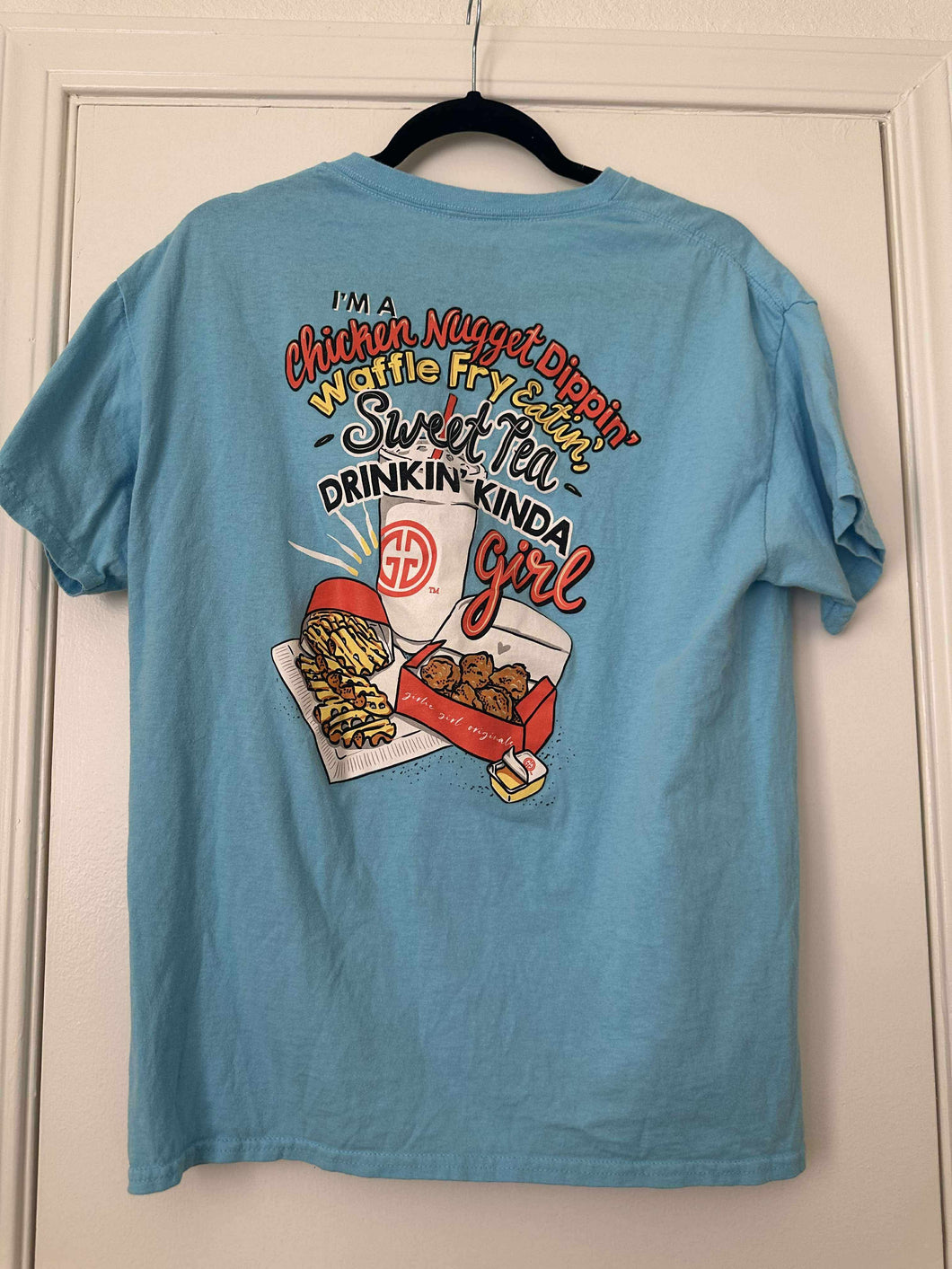 Large Girlie Girl Chickfla Graphic T-Shirt