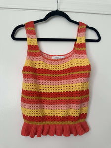 Medium Lush Boho Crochet Tank Top