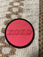 Load image into Gallery viewer, Hot Pink XOXO Valentine’s Day Embroidered Iron On Patch
