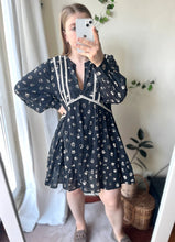 Load image into Gallery viewer, Small Zara Boho Floral Smocked Mini Dress
