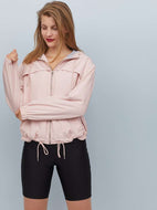 Small H&M Light Pink Hooded Wind Breaker Jacket