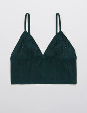 Load image into Gallery viewer, XL Aerie Cable Lace Longline Bralette
