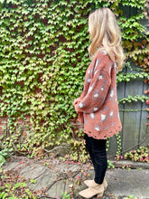 Load image into Gallery viewer, Medium Loveriche Frayed Edge Leopard Cardigan

