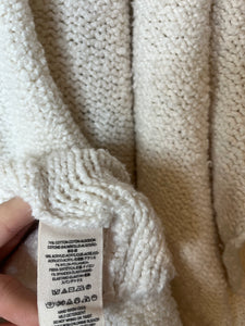 XS/S Free People Ivory All Wrapped Up Cocoon Sweater