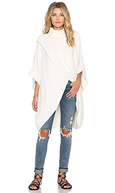 XS/S Free People Ivory All Wrapped Up Cocoon Sweater