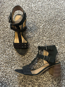 8.5 Franco Sarto Black Heels