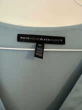 Load image into Gallery viewer, XL White House Black Market Satin Wrap Top
