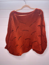 Load image into Gallery viewer, Medium Eloidie Orange Oversized Sweater

