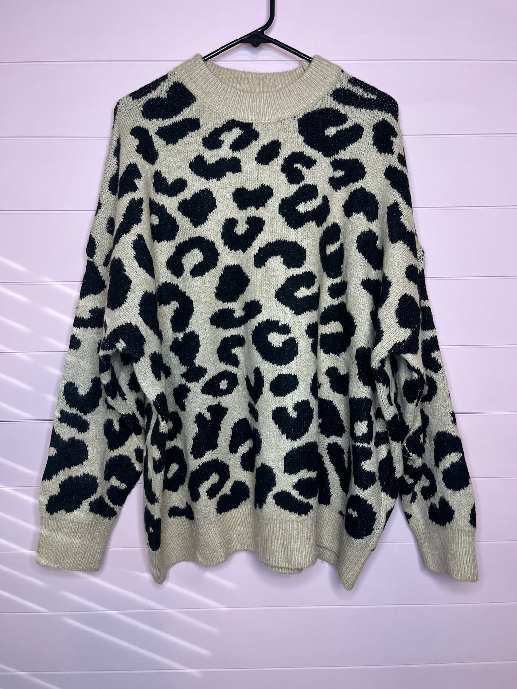 3X Adora Plus Size Leopard Sweater