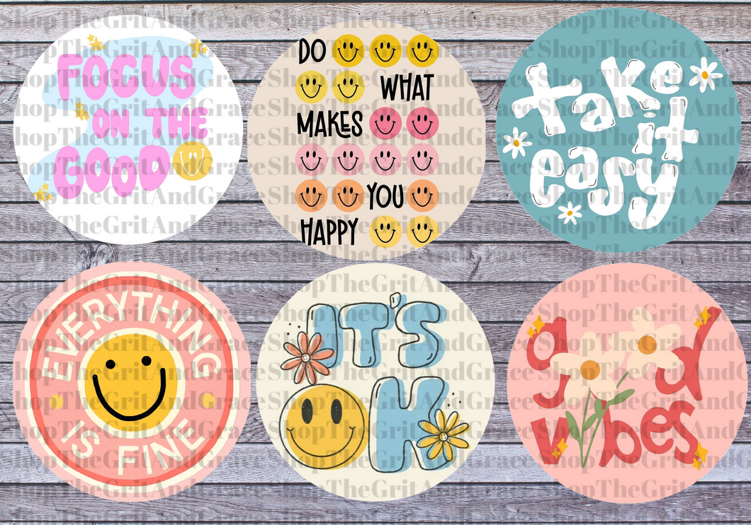 Positive Affirmations Grab Bag Cardstock For Car Freshies