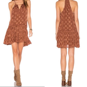 Small AMUSE Society NWT Brown Boho Dress