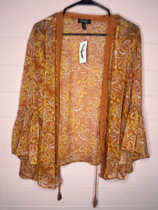 1X Jessica Simpson NWT Plus Size Boho Kimono