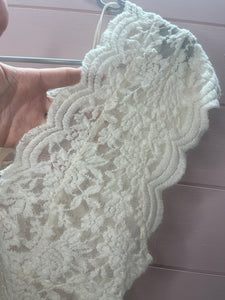 Large Zara Ivory Lace Top