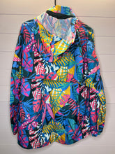 Load image into Gallery viewer, XL Lauren James Colorful Rain Jacket
