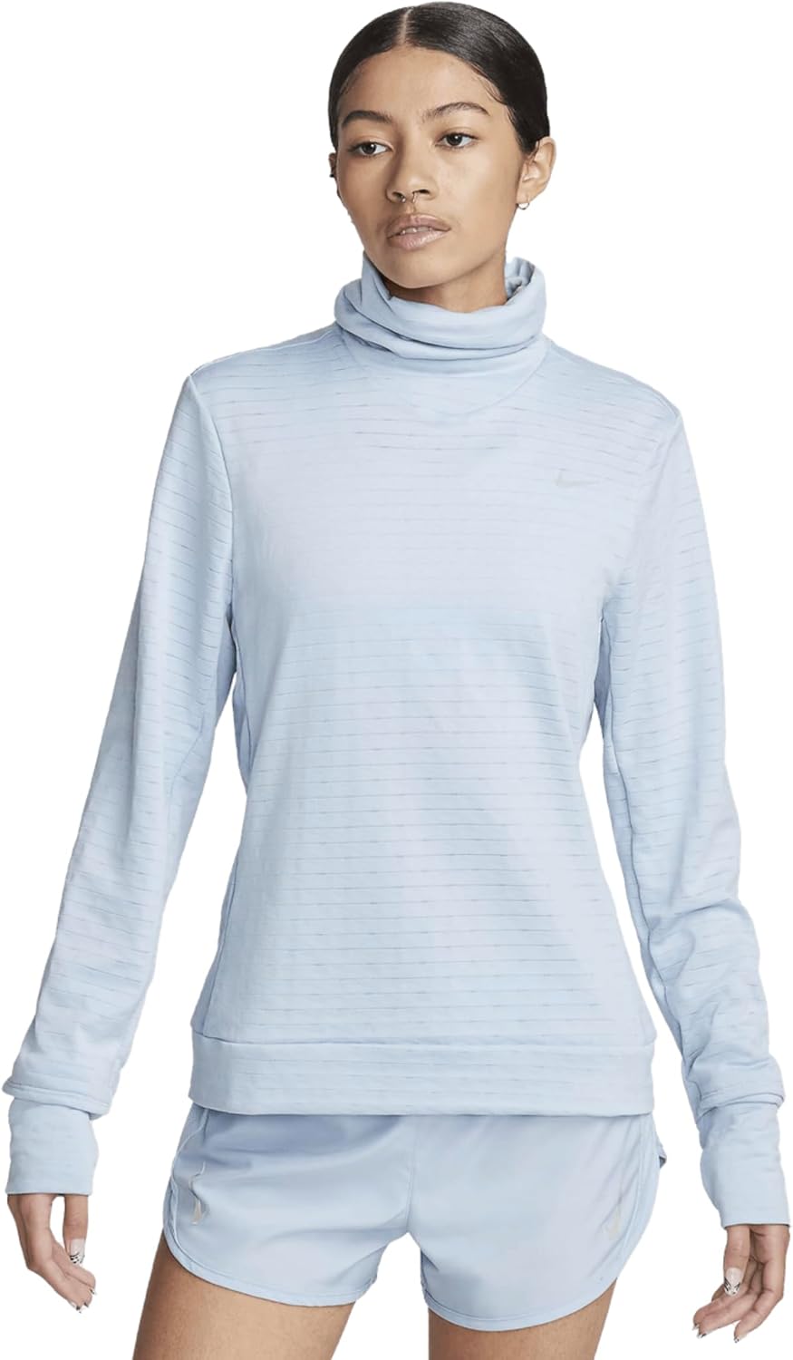 Large Nike Light Blue Therma Fit Top