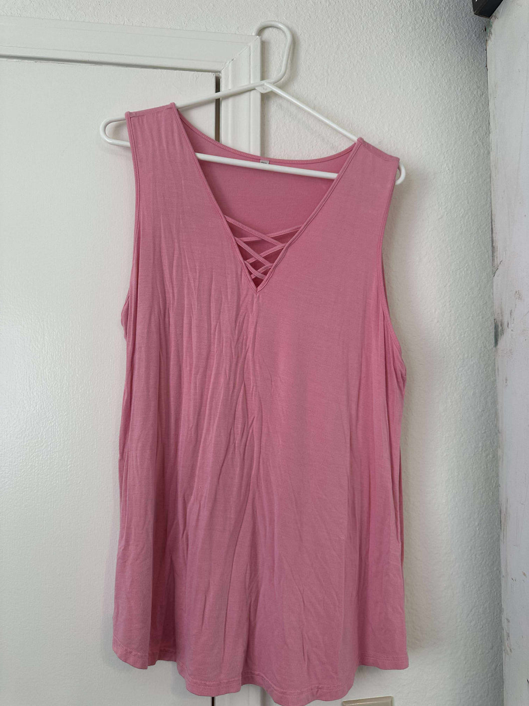 2XL Pink Tank Top