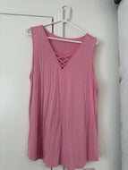 2XL Pink Tank Top