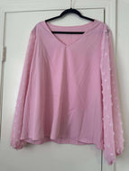 2XL SHEIN Light Pink Top