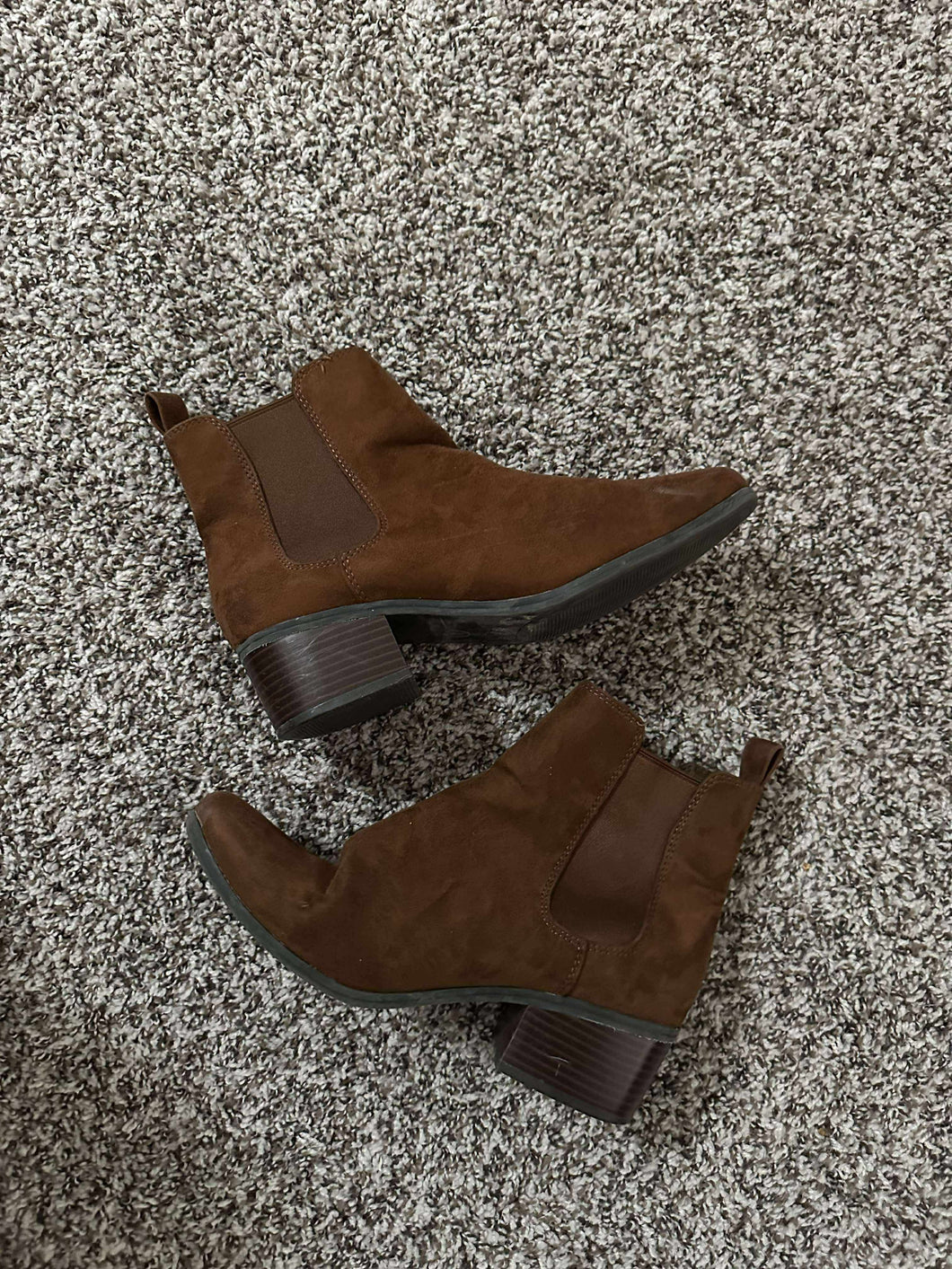 Size 8 Brown Ankle Booties