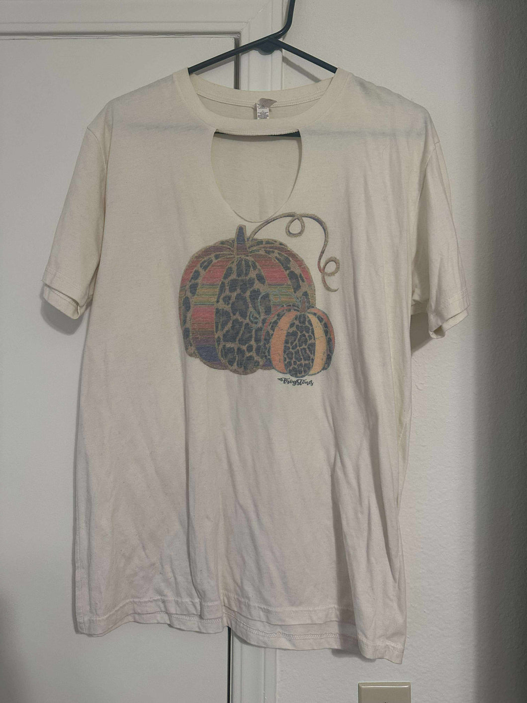 Large Fall Pumpkin Graphic T-Shirt