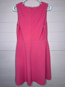 Size 6 Elle Pink Scalloped Neck Dress