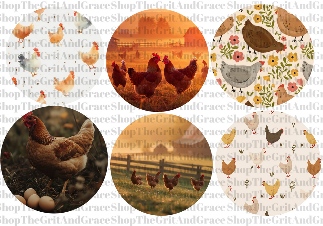 Chicken Farming Grab Bag For Car Freshies