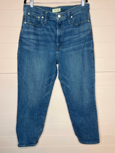 Size 33 Madewell Vintage Perfect Straight Plus Size Denim Jeans