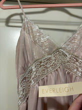 Load image into Gallery viewer, Small Everleigh NWT Boho Lace Satin Slip Dress
