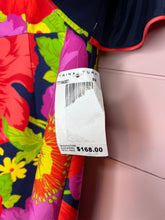 Load image into Gallery viewer, Size 16 Trina Turk NWT Plus Size  Kanan Square Neck Ruffle Sleeve Shift Dress
