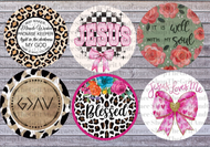 Christian Religious Faith Cardstock For Car Freshies