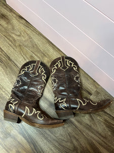 Size 7 Pecos Bill Cowgirl Forever Pointy Toe Cowboy Boots