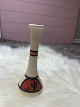 Load image into Gallery viewer, Boho Western Desert Cactus Small Ceramic Pottery Bud Vase
