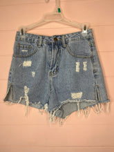 Load image into Gallery viewer, XS SHEIN High Waisted Distressed Denim Cut Off Shorts
