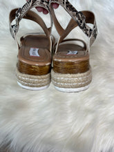 Load image into Gallery viewer, Size 4 Steve Madden Snake Print Espadrille Sandals
