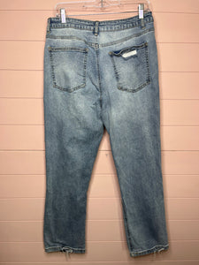 Size 14 Rue 21 Plus Size High Rise Distressed Jeans