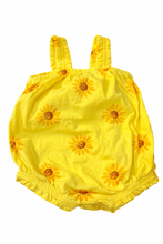 Load image into Gallery viewer, 0-3 Months Old Navy Yellow Sunflower Onesie
