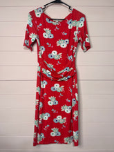 Load image into Gallery viewer, 4R Boden Coral Floral Jersey Knit Dress
