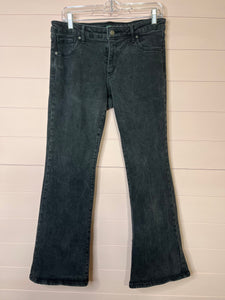 Size 12 Wild Fable Black Denim Low-Rise Flare Jeans