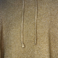 Load image into Gallery viewer, Large Aerie Golden Brown Waffle Knit Soft Hoodie Shirt
