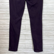 Load image into Gallery viewer, Size 2 Chicos Dark Purple Denim Jeggings Skinny Jeans
