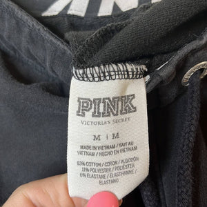 Medium PINK Victoria’s Secret Black Jogger Sweatpants