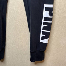 Load image into Gallery viewer, Medium PINK Victoria’s Secret Black Jogger Sweatpants
