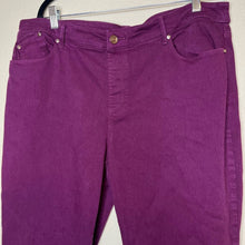 Load image into Gallery viewer, Size 16 Chicos Magenta Plus Size Jeggings Skinny Jeans
